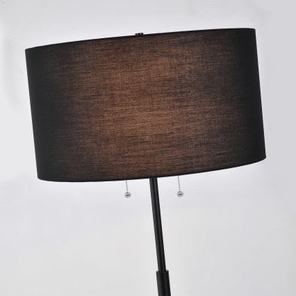 Stojacia lampa FOGO 2xE27/15W/230V čierna