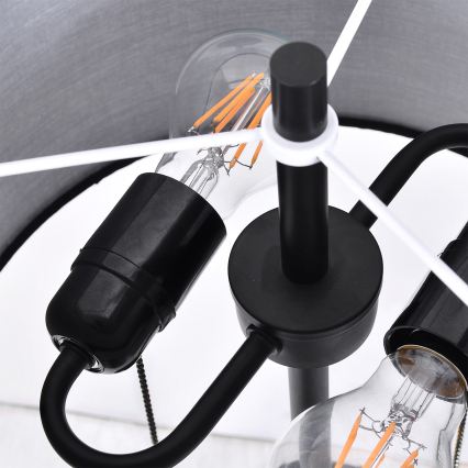 Stojacia lampa FOGO 2xE27/15W/230V čierna