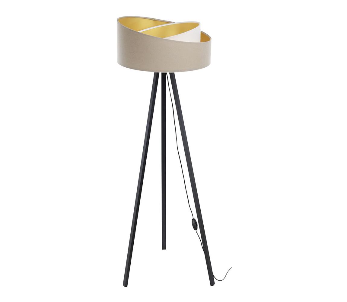  Stojacia lampa GALAXY 1xE27/60W/230V béžová/biela/wenge 