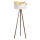 Stojacia lampa GALAXY 1xE27/60W/230V biela/wenge
