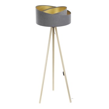 Stojacia lampa GALAXY 1xE27/60W/230V šedá/béžová
