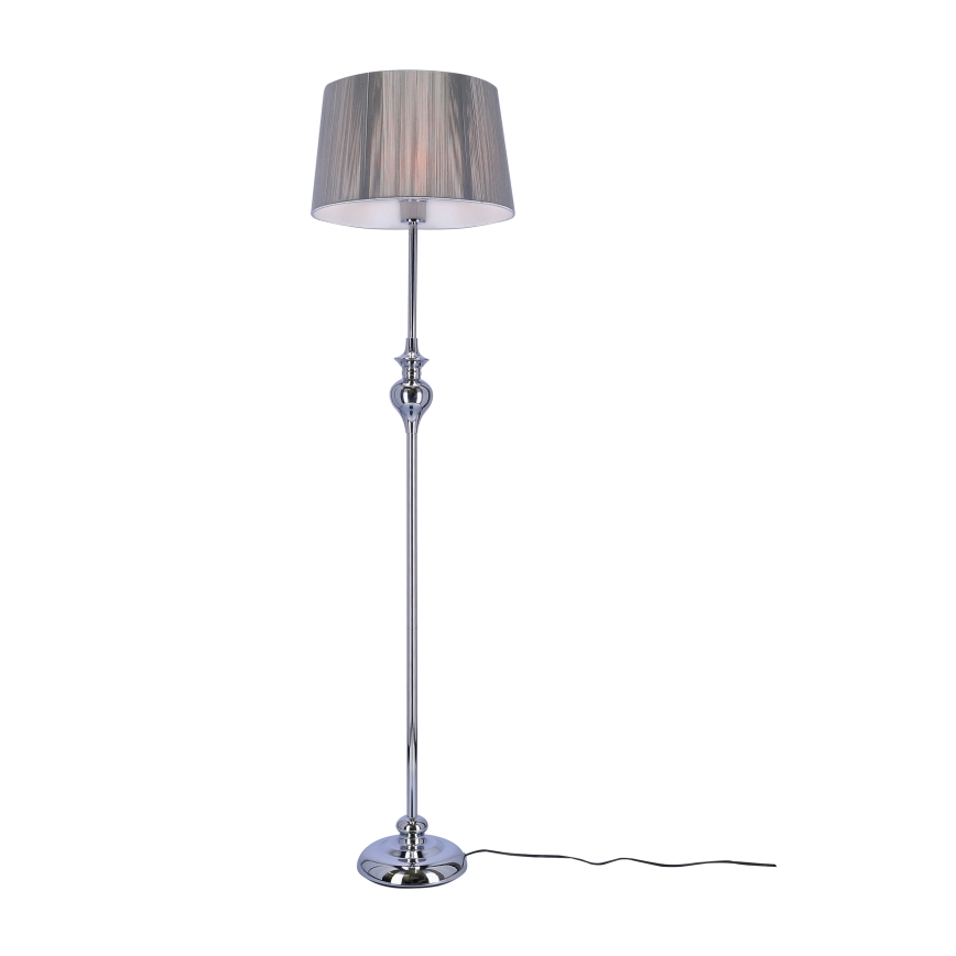 Stojacia lampa GILLENIA 1xE27/60W/230V strieborná