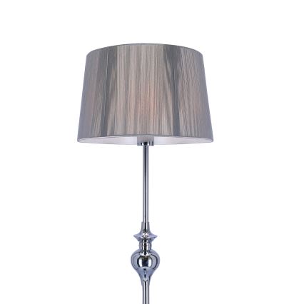 Stojacia lampa GILLENIA 1xE27/60W/230V strieborná