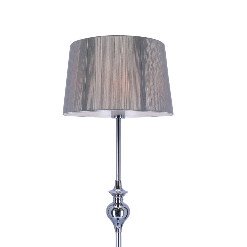 Stojacia lampa GILLENIA 1xE27/60W/230V strieborná