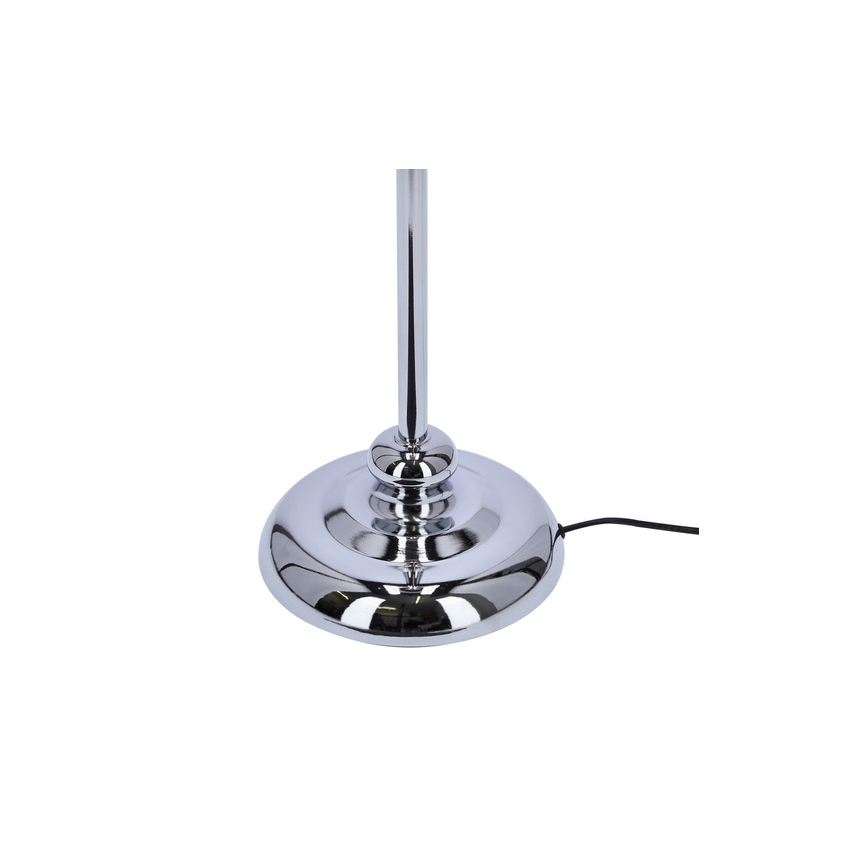 Stojacia lampa GILLENIA 1xE27/60W/230V strieborná