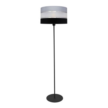 Stojacia lampa HELEN 1xE27/15W/230V čierna/šedá/strieborná