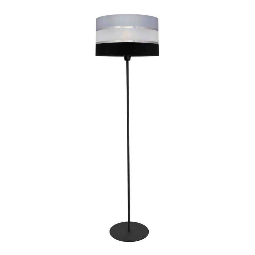 Stojacia lampa HELEN 1xE27/15W/230V čierna/šedá/strieborná