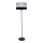 Stojacia lampa HELEN 1xE27/15W/230V čierna/šedá/strieborná