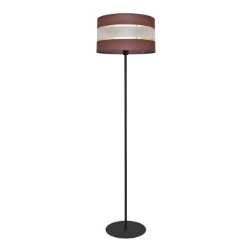 Stojacia lampa HELEN 1xE27/15W/230V hnedá/čierna/zlatá