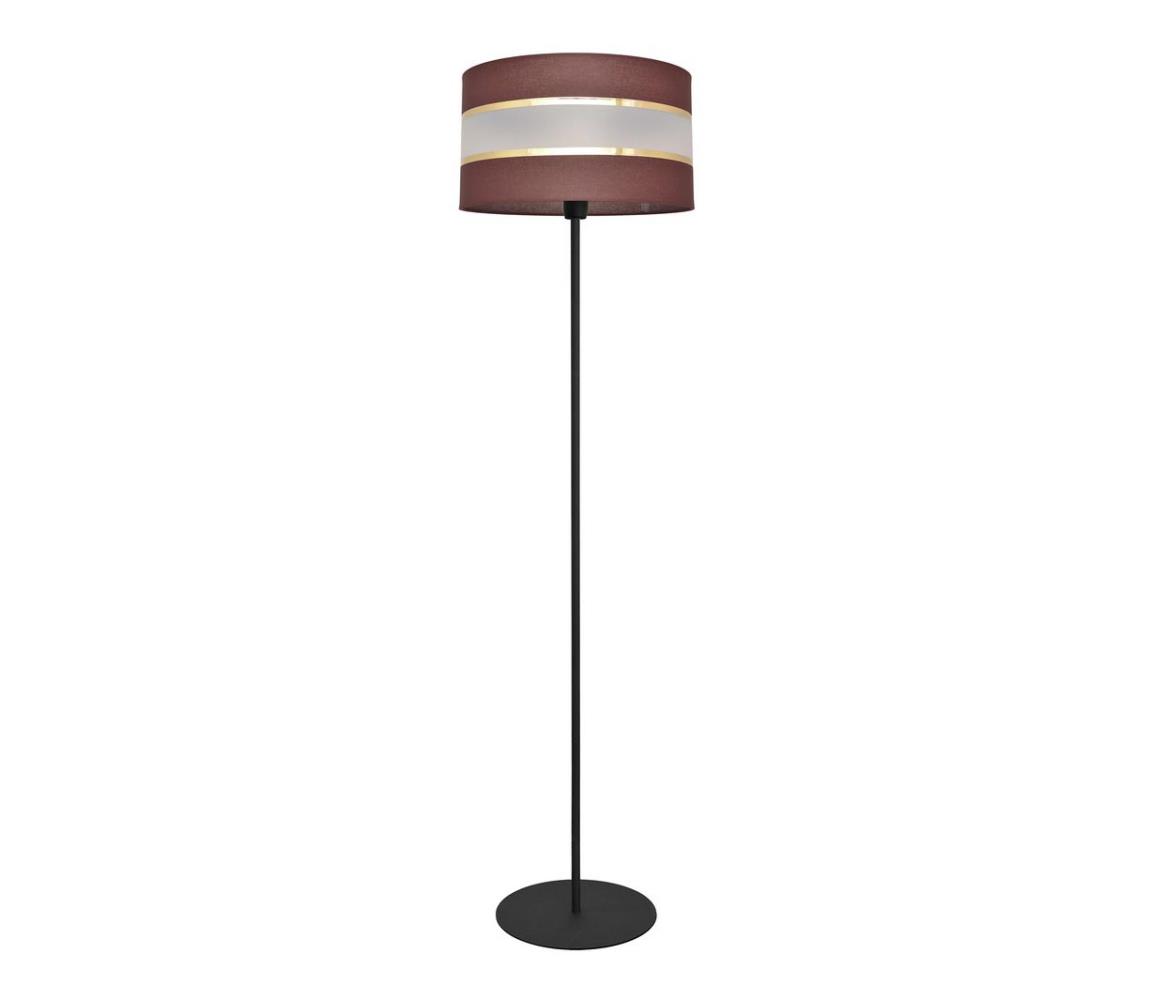  Stojacia lampa HELEN 1xE27/15W/230V hnedá/čierna/zlatá 