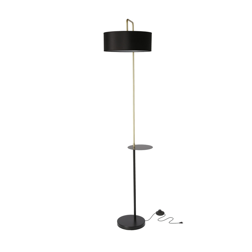 Stojacia lampa IMPACT 1xE27/40W/230V čierna/zlatá