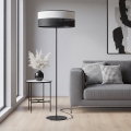 Stojacia lampa KARBON 1xE27/15W/230V čierna/sivá