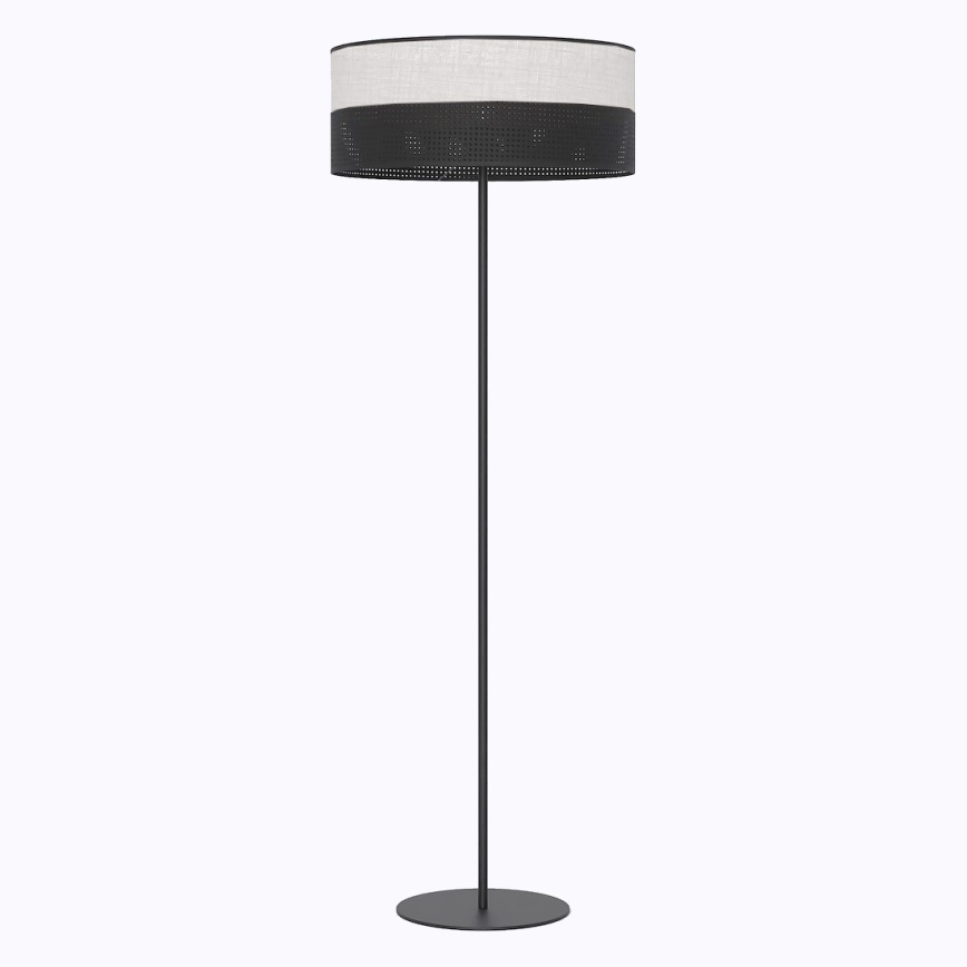 Stojacia lampa KARBON 1xE27/15W/230V čierna/sivá