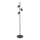 Stojacia lampa KARBON 3xGU10/10W/230V čierna