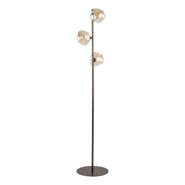 Stojacia lampa LAVA 3xG9/8W/230V bronzová/dymová béžová