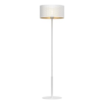 Stojacia lampa LOFT SHADE 1xE27/60W/230V biela/zlatá