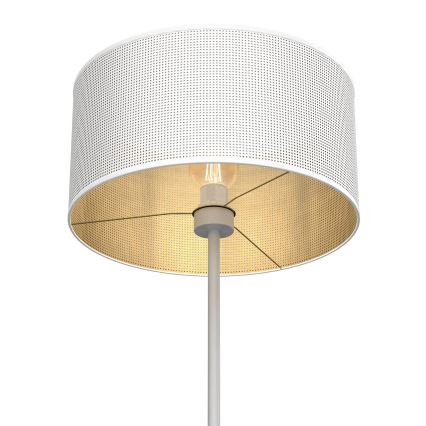 Stojacia lampa LOFT SHADE 1xE27/60W/230V biela/zlatá
