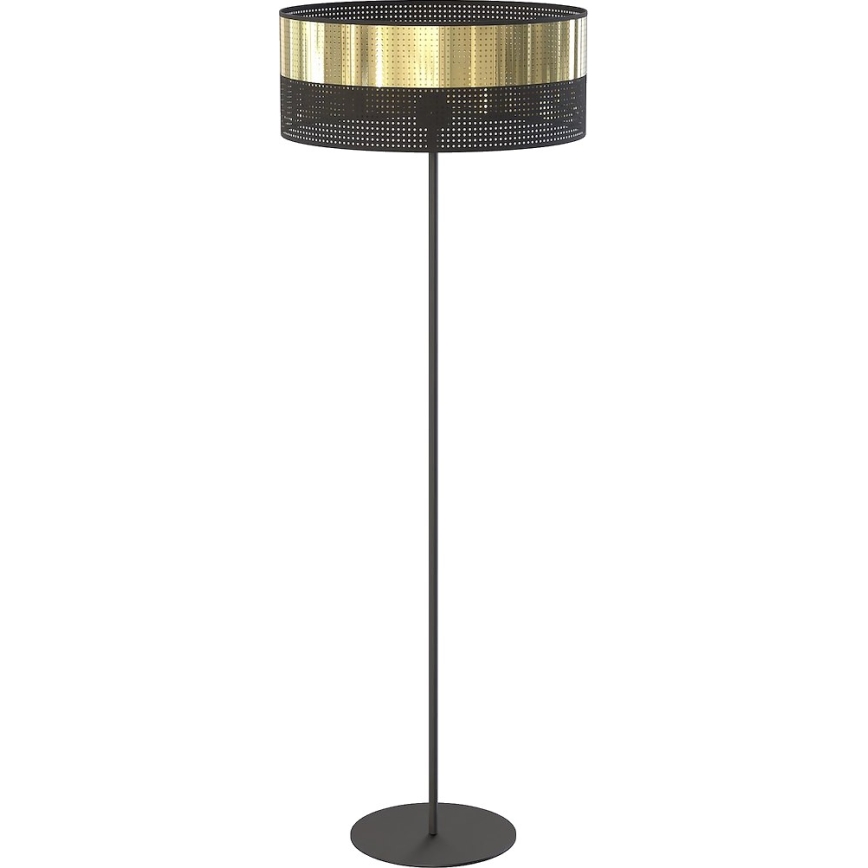Stojacia lampa LUX 1xE27/15W/230V čierna/zlatá