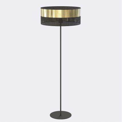 Stojacia lampa LUX 1xE27/15W/230V čierna/zlatá