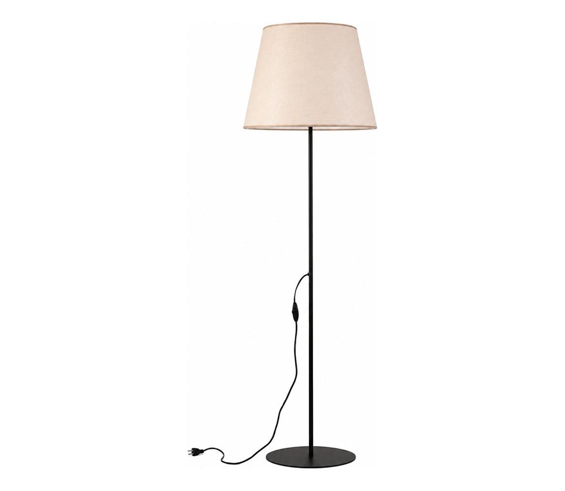 Stojacia lampa MARTINA 1xE27/15W/230V čierna/biela 5815
