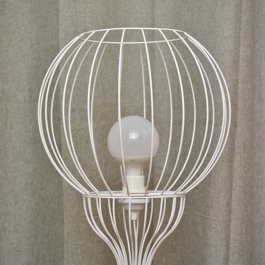 Stojacia lampa MERCURE 1xE27/15W/230V biela