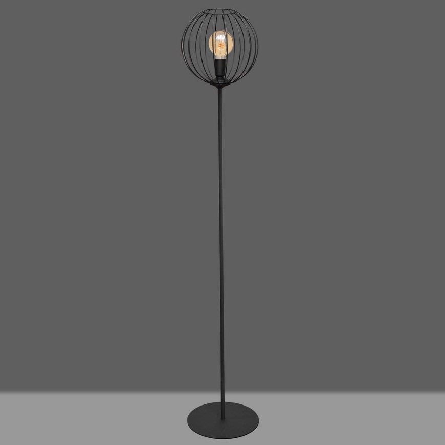 Stojacia lampa MERCURE 1xE27/15W/230V čierna