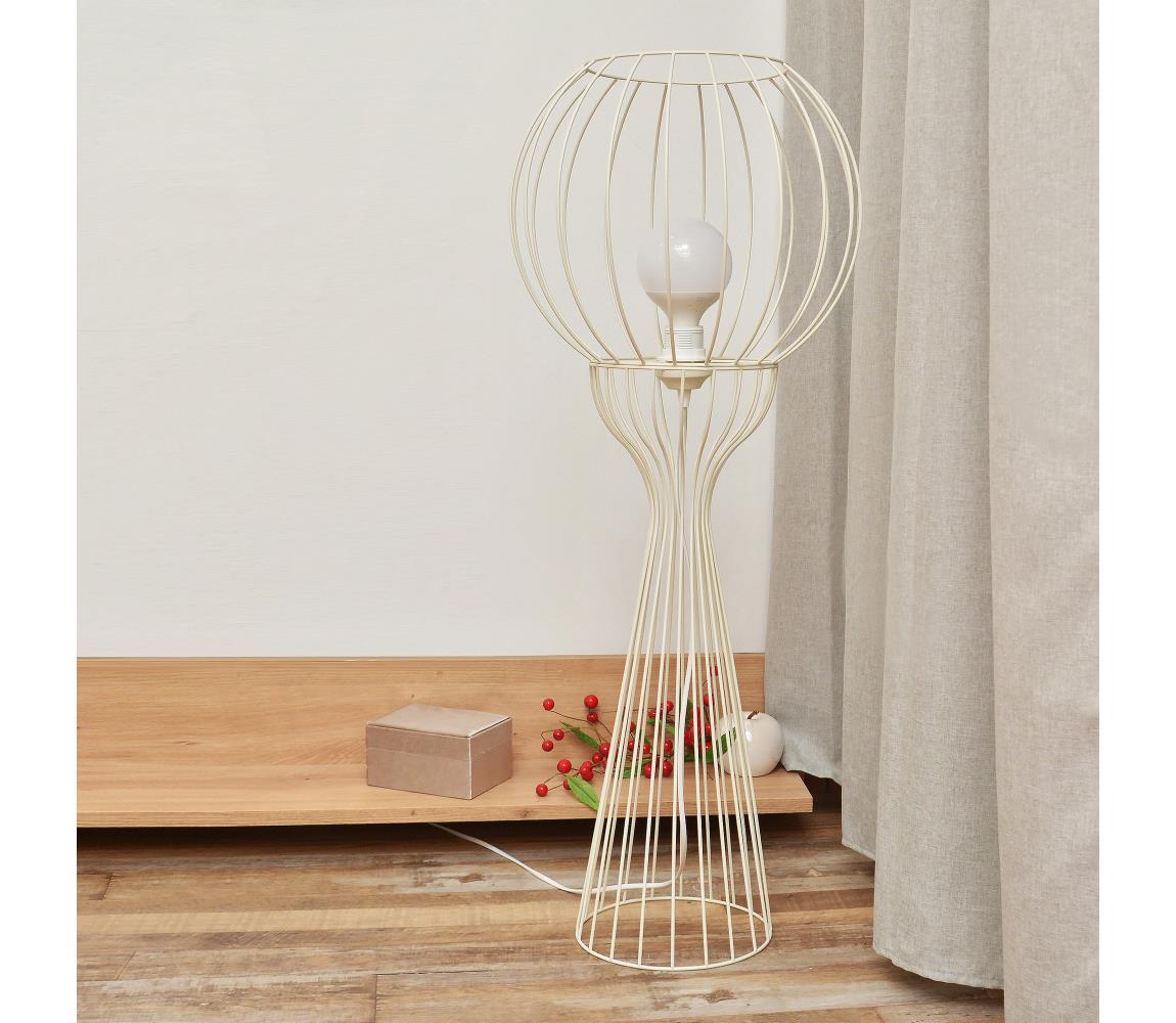 Stojacia lampa MERCURE 1xE27/15W/230V krémová S-1388 XL/1 SAND