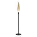 Stojacia lampa NORDIC 1xG9/5W/230V čierna/dymová béžová