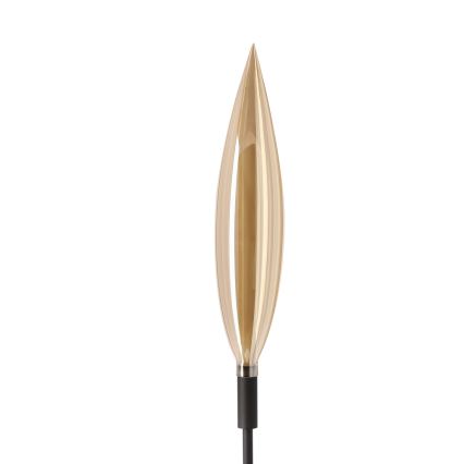 Stojacia lampa NORDIC 1xG9/5W/230V čierna/dymová béžová