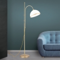 Stojacia lampa OLD LAMP 1xE27/40W/230V biela/mosadz