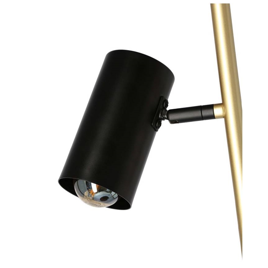 Stojacia lampa PERRET 2xGU10/15W/230V čierna/zlatá