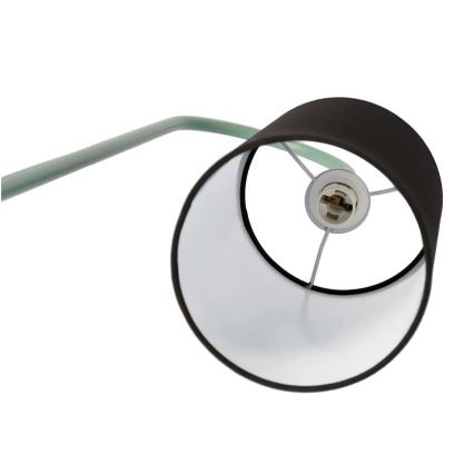 Stojacia lampa RAVELLO 1xE14/40W/230V čierna/tyrkysová