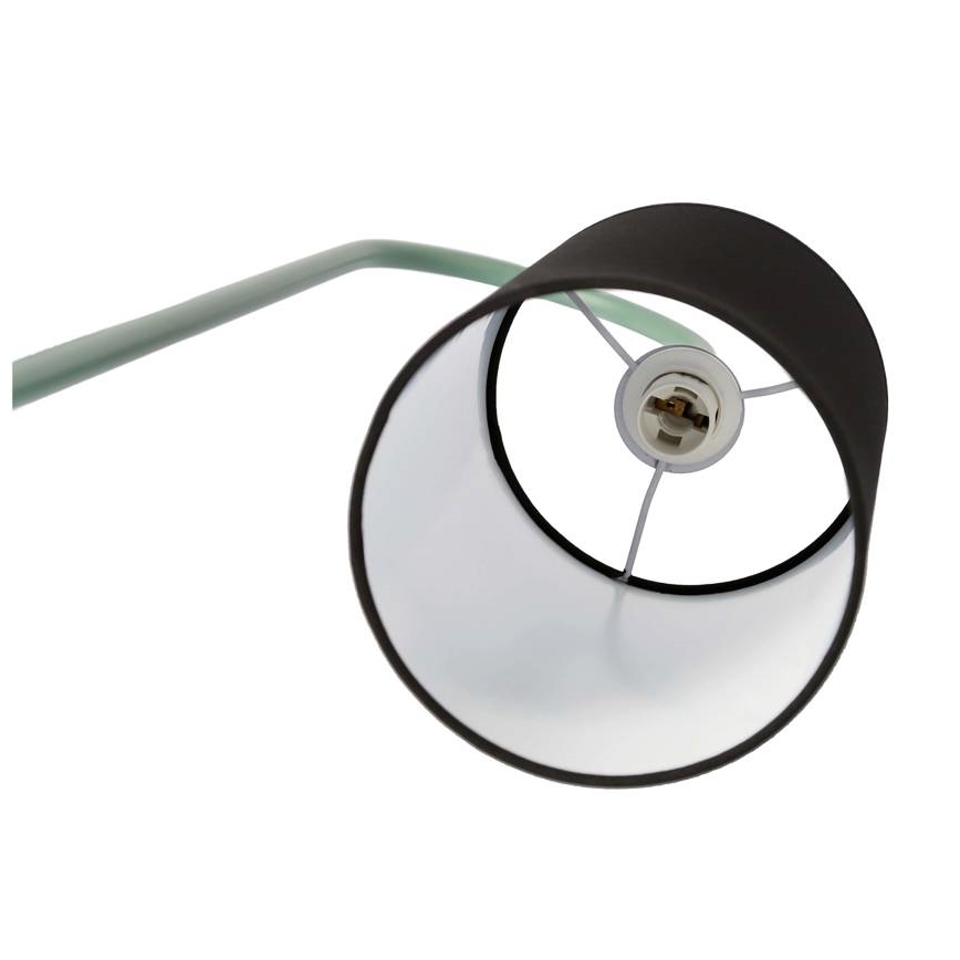 Stojacia lampa RAVELLO 1xE14/40W/230V čierna/tyrkysová