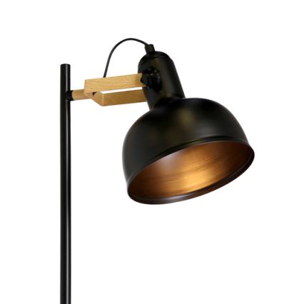 Stojacia lampa RENO 1xE27/40W/230V čierna
