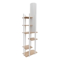 Stojacia lampa s poličkami VOGUE 1xE27/40W/230V 160 cm biela