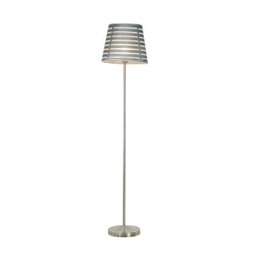 Stojacia lampa SEGIN 1xE27/60W/230V šedá/lesklý chróm