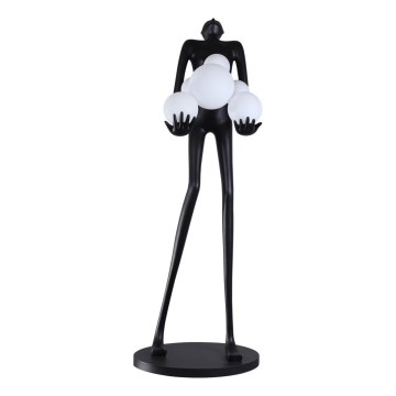Stojacia lampa SILUETTE 6xE27/25W/230V 180 cm Human Ball