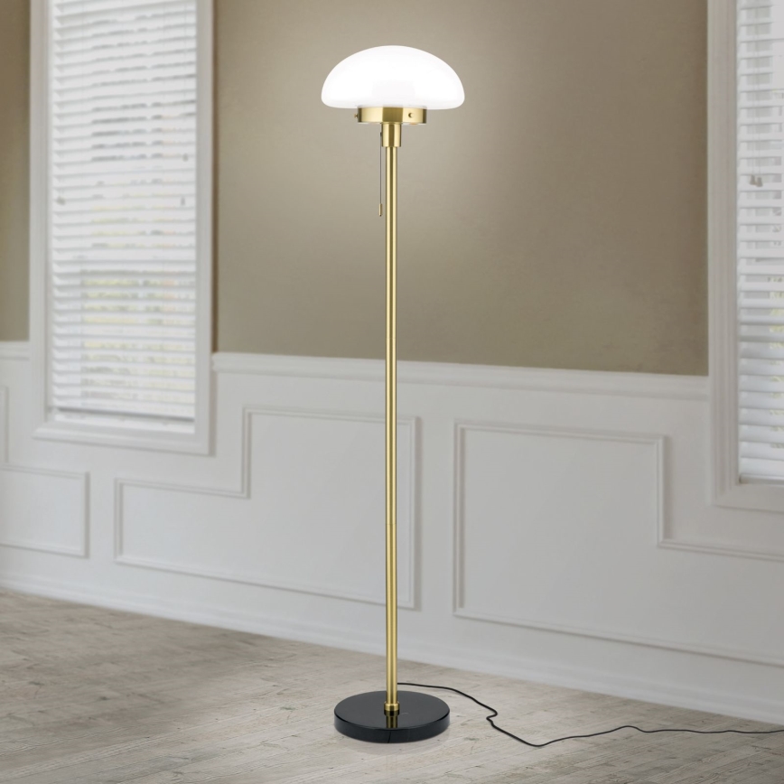 Stojacia lampa SPARTA 1xE27/40W/230V zlatá/čierna