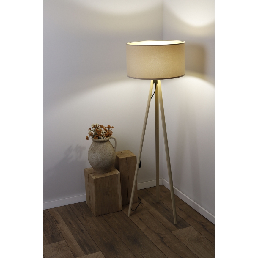 Stojacia lampa STANDART 1xE27/60W/230V béžová