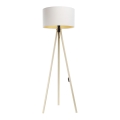Stojacia lampa STANDART 1xE27/60W/230V biela/béžová