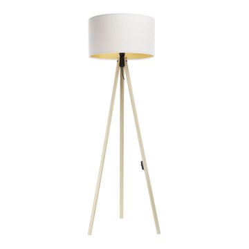 Stojacia lampa STANDART 1xE27/60W/230V biela/béžová