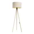 Stojacia lampa STANDART 1xE27/60W/230V krémová/béžová