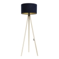 Stojacia lampa STANDART 1xE27/60W/230V modrá/béžová