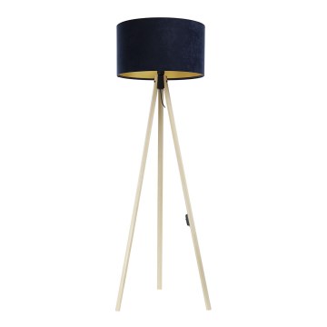 Stojacia lampa STANDART 1xE27/60W/230V modrá/béžová