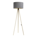 Stojacia lampa STANDART 1xE27/60W/230V šedá/béžová