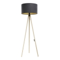 Stojacia lampa STANDART 1xE27/60W/230V šedá/béžová