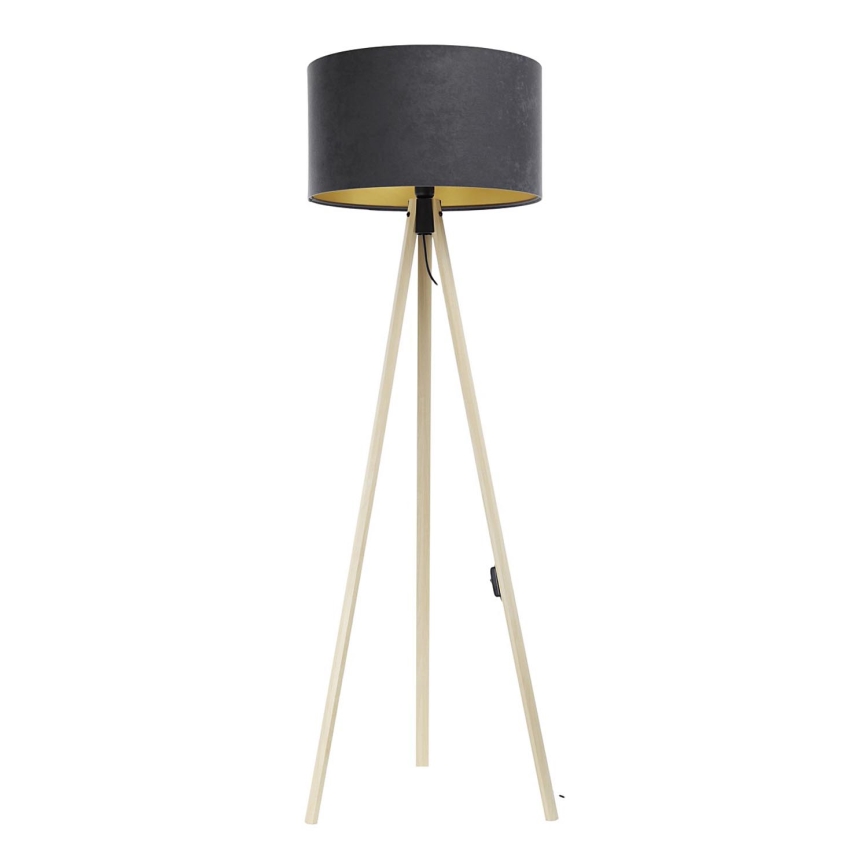 Stojacia lampa STANDART 1xE27/60W/230V šedá/béžová