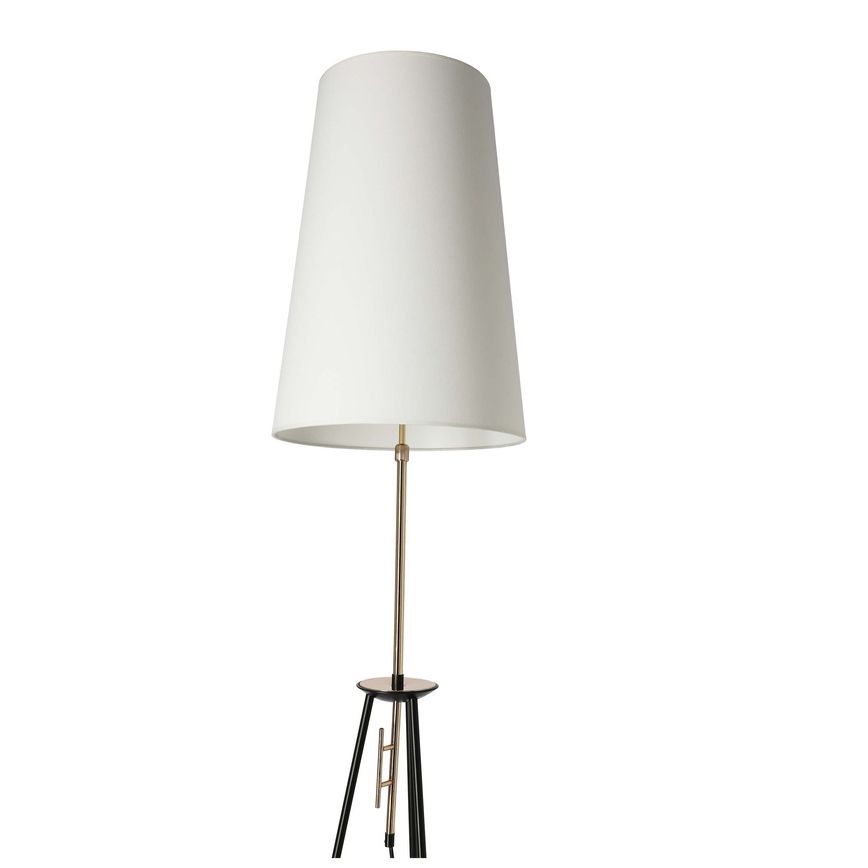 Stojacia lampa TAFLO 1xE27/60W/230V biela/čierna/zlatá