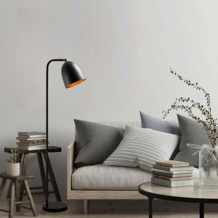 Stojacia lampa TATTOO 1xE27/40W/230V čierna