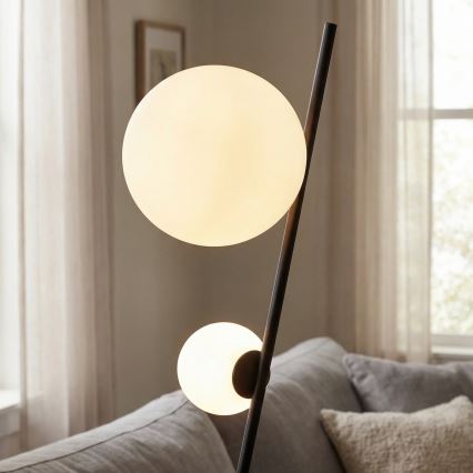 Stojacia lampa TATU 2xG9/8W/230V čierna